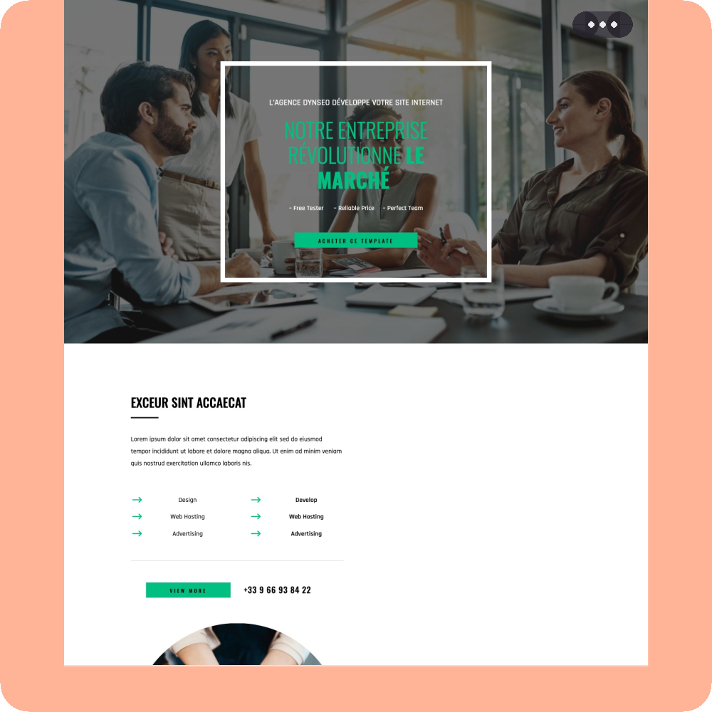 Modèle de site internet pour entreprise n°28