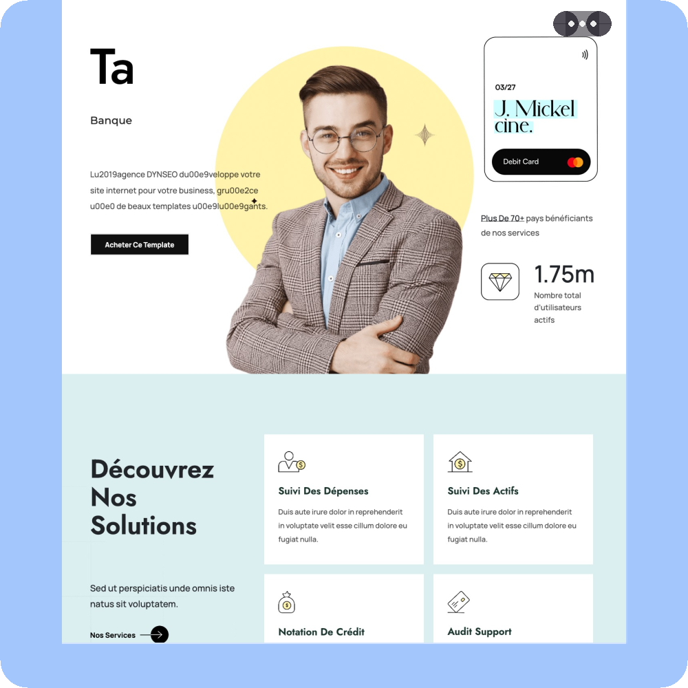 Modèle de site internet pour entreprise n°29
