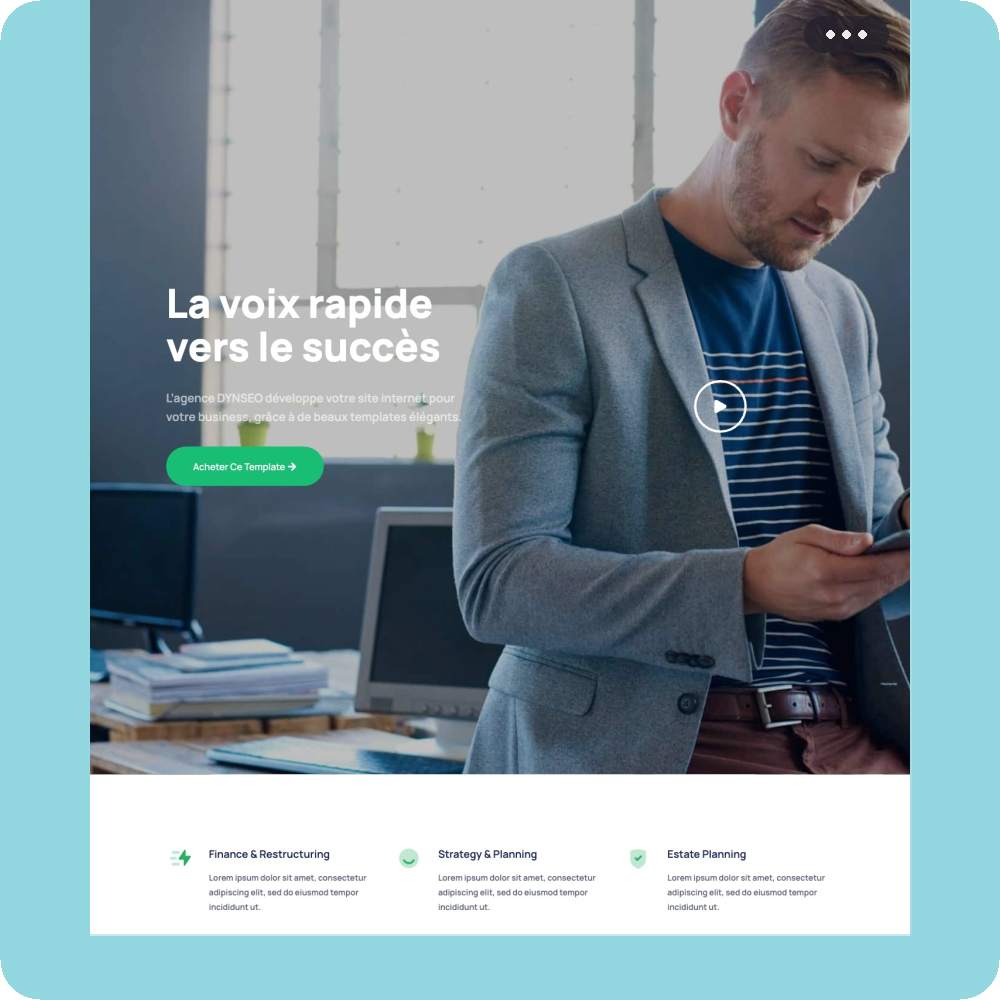 Modèle de site internet pour entreprise n°26