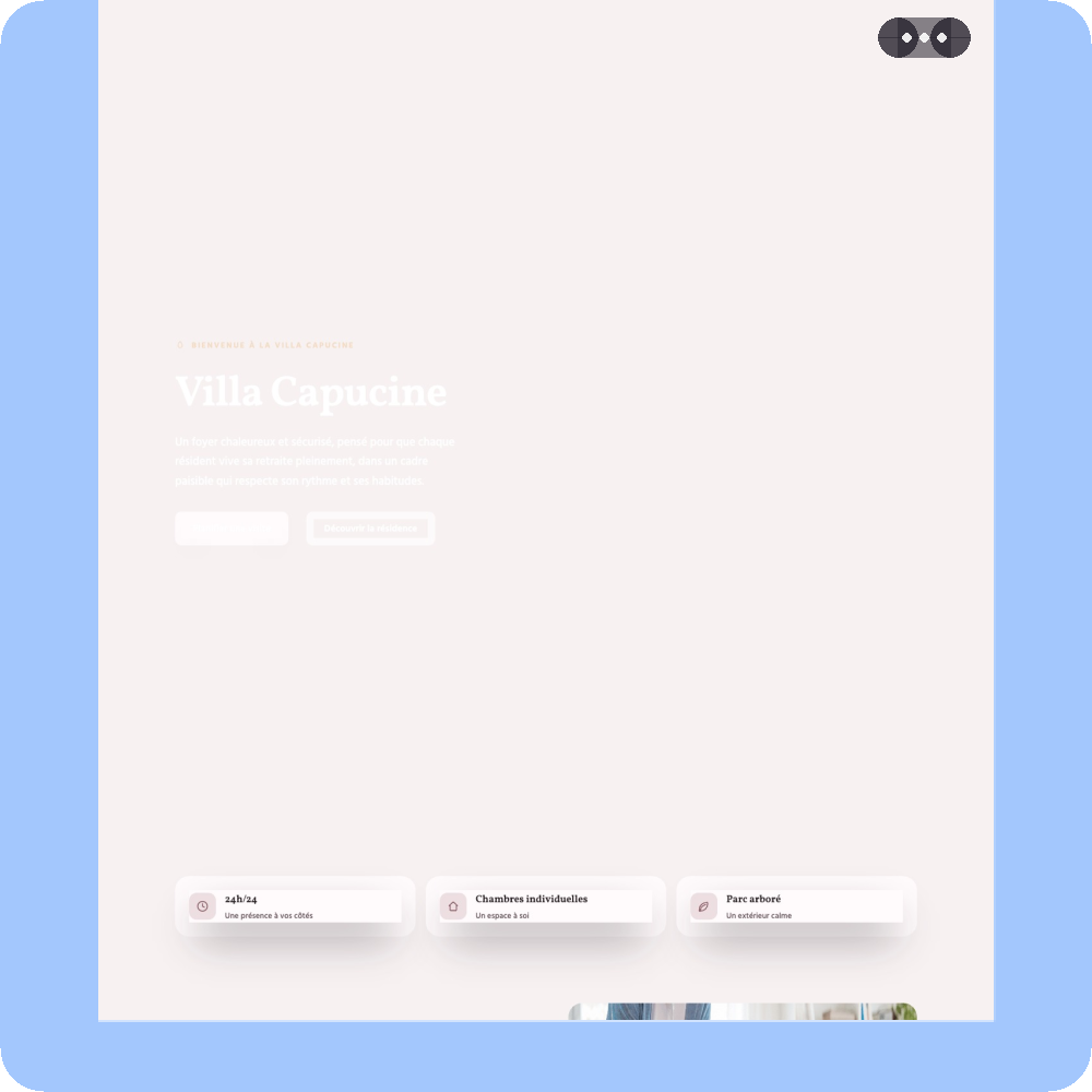 Modèle de site internet pour EHPAD n°25
