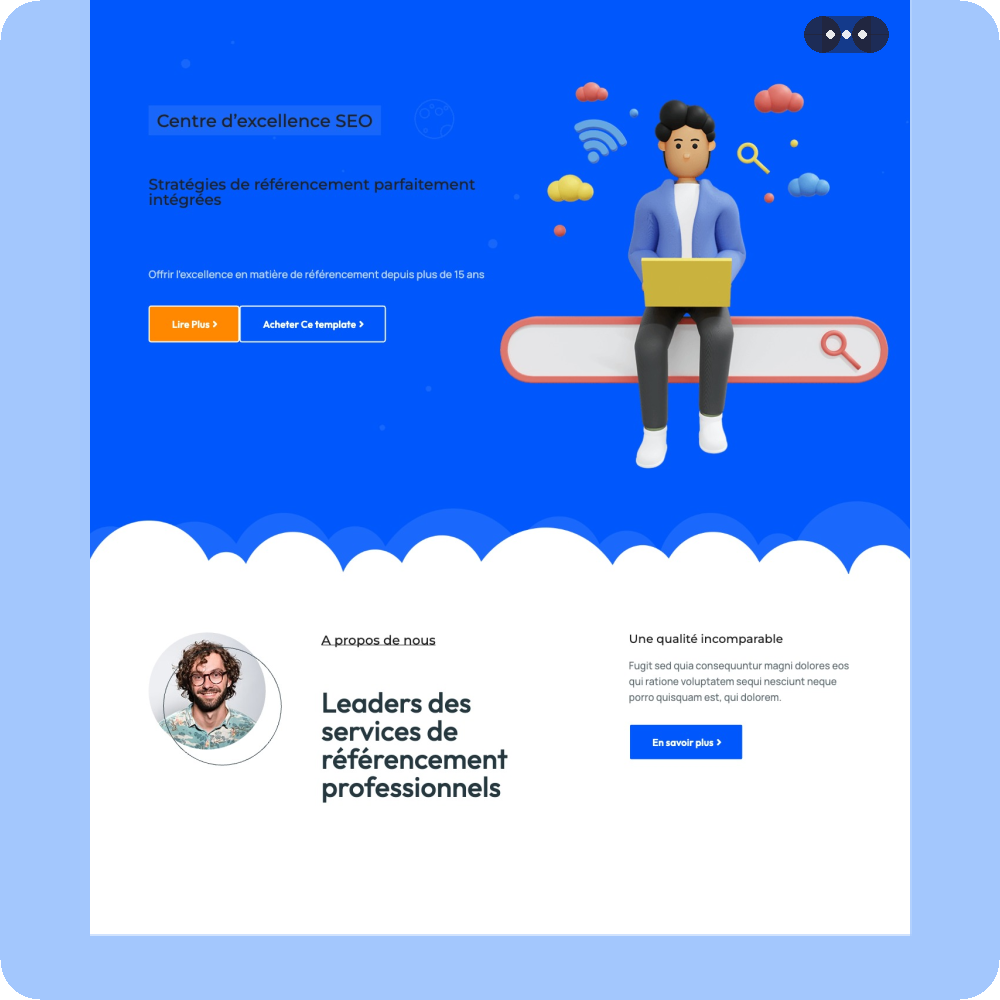 Modèle de site internet pour entreprise n°34