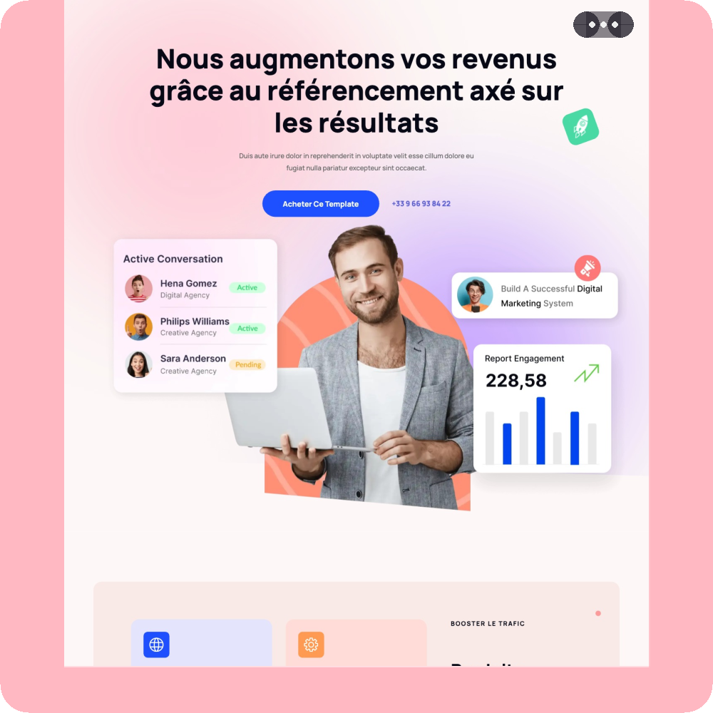 Modèle de site internet pour entreprise n°35