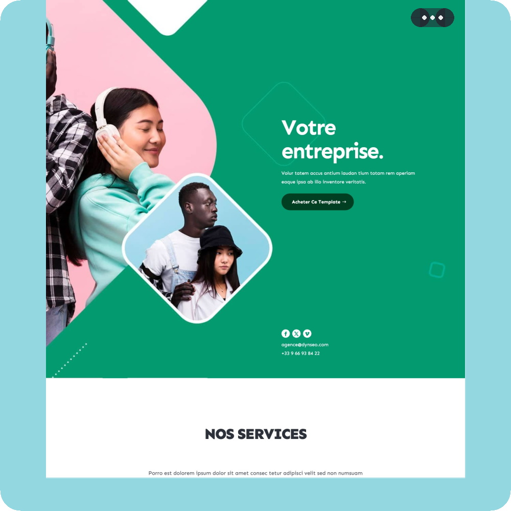 Modèle de site internet pour entreprise n°36