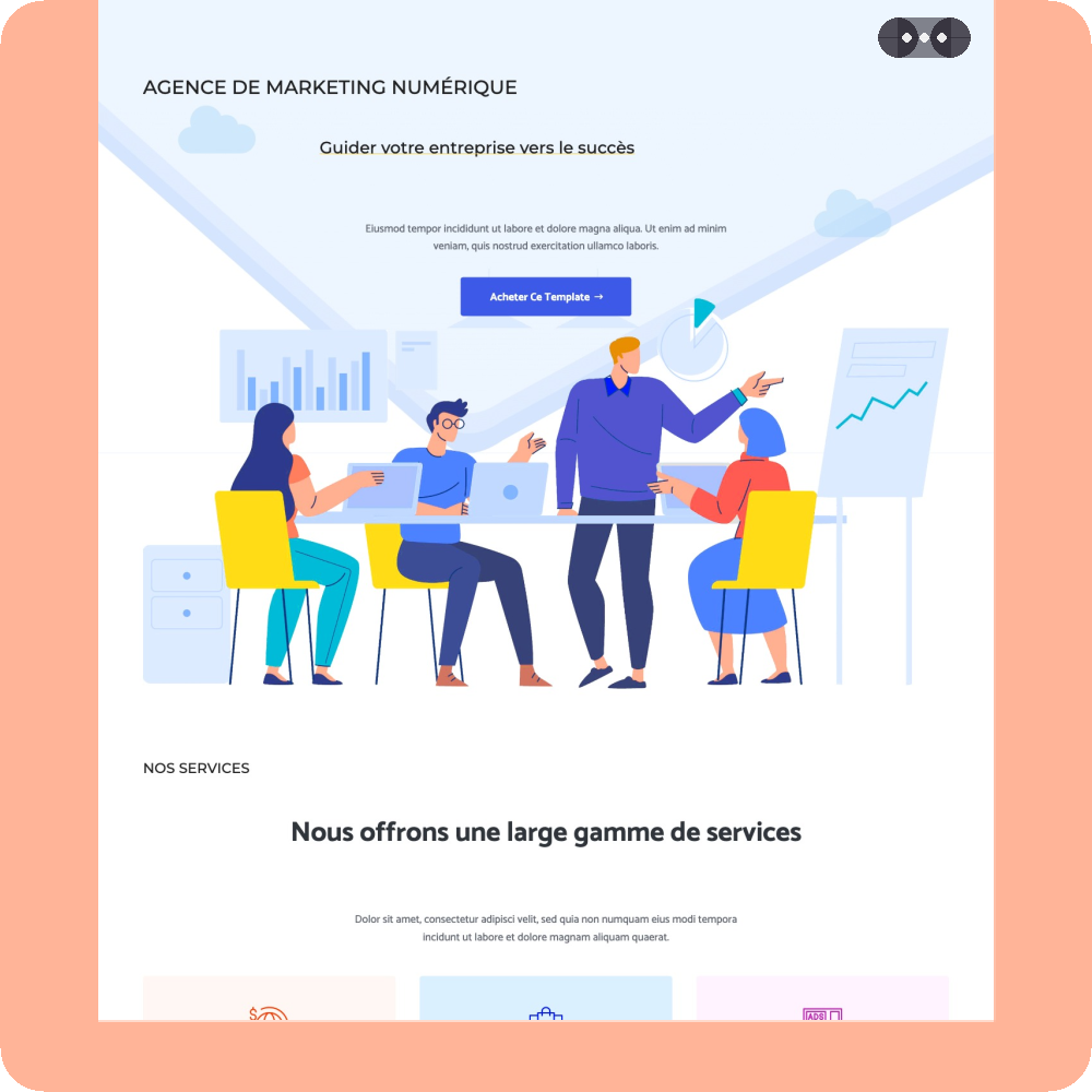 Modèle de site internet pour entreprise n°38