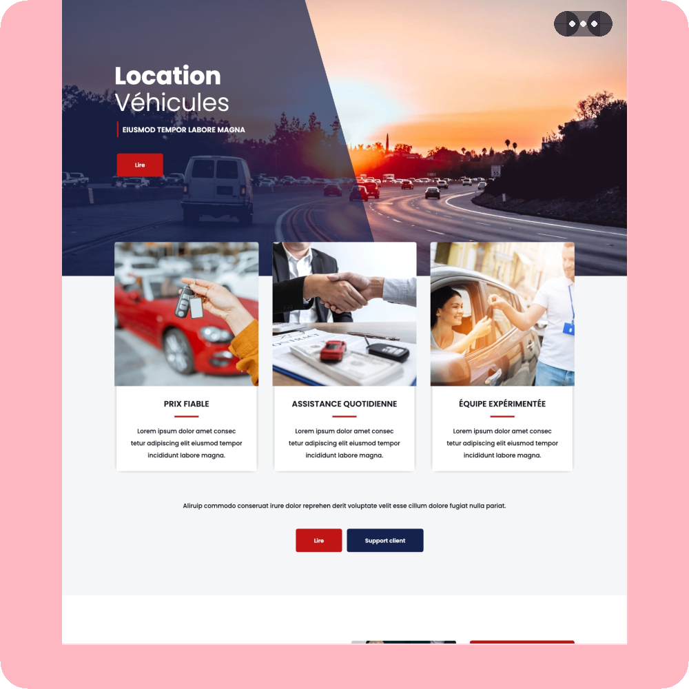 Modèle de site internet pour entreprise n°40