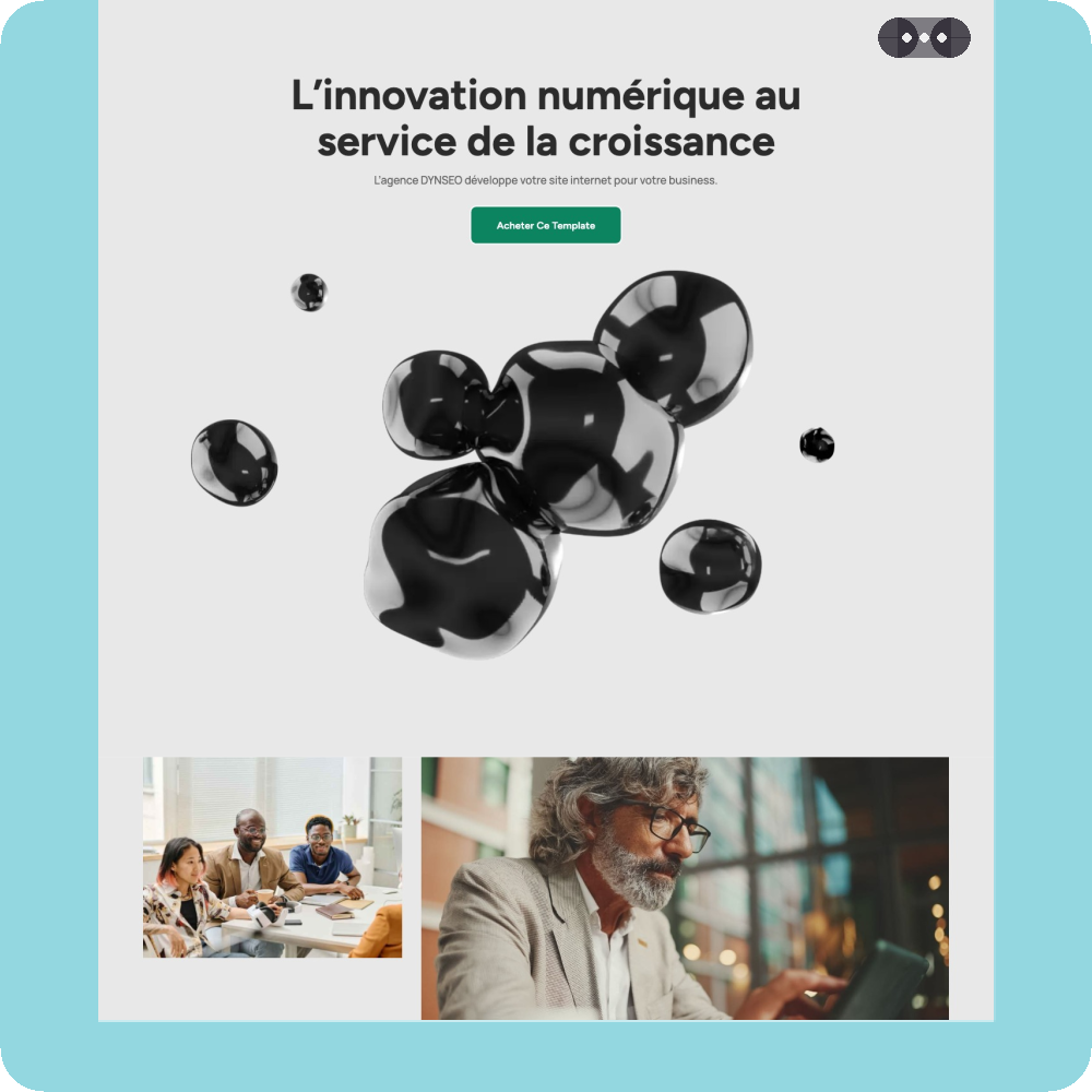 Modèle de site internet pour entreprise n°55
