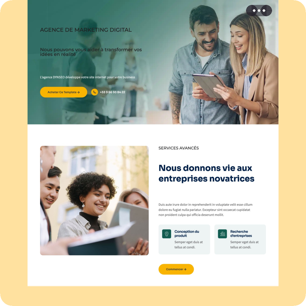Modèle de site internet pour entreprise n°56