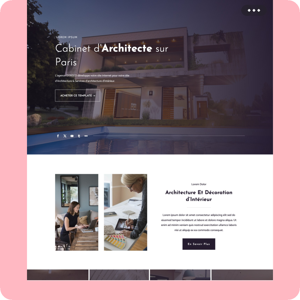 Modèle de site internet pour entreprise n°69